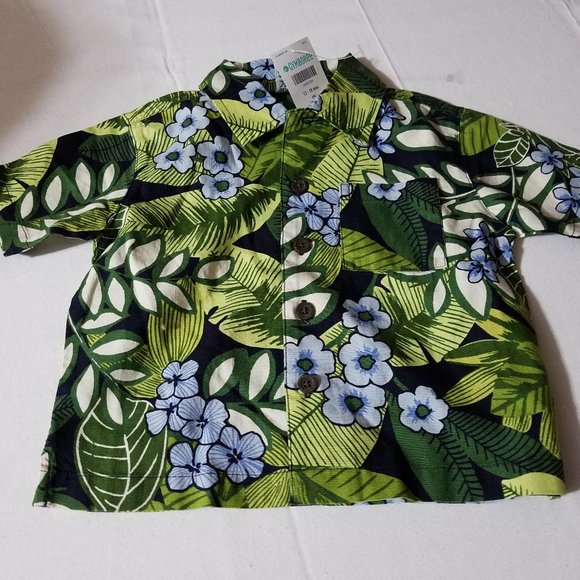 Gymboree Vintage 2004 Costa Rica 12-18 month NWT short sleeve shirt with pocket. - Picture 1 of 3